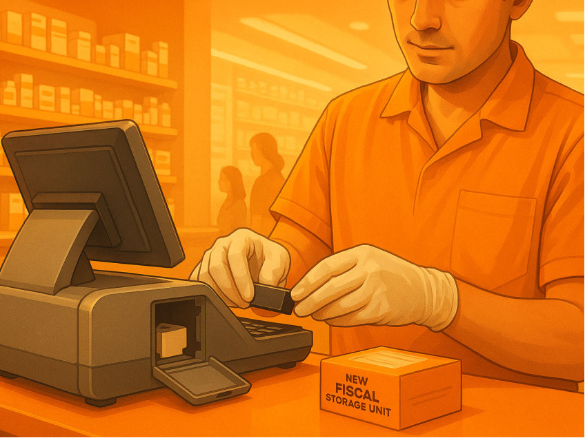 Замена фискального накопителя